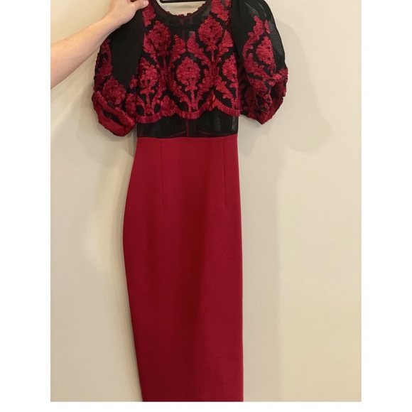 Red Isabel dress - Picture 3 of 9